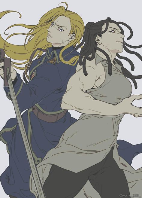 Izumi Curtis, Olivier Armstrong, Olivier Mira Armstrong, Roy Mustang, Fullmetal Alchemist Brotherhood, Anime Pixel Art, Anime Drawings Tutorials, Fullmetal Alchemist, Manga Drawing