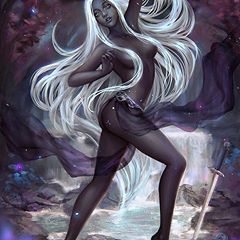 Serafleur (@serafleur) • Instagram photos and videos Elves Fantasy, Elf Art, Dungeons And Dragons Characters, Dark Elf, Beautiful Fantasy Art, Dark Fantasy Art, Fantasy Character Design, Fantasy Creatures, Dark Fantasy