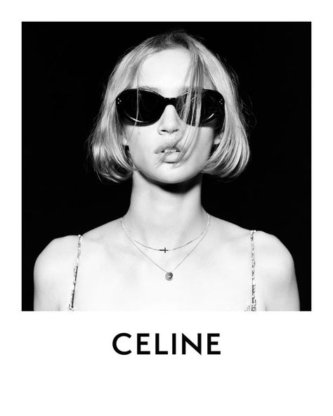 Celine Winter 2021 Campaign (Celine) Blonde Assassin, Celine Cat Eye Sunglasses, Celine Campaign, Sunglass Photoshoot, Marine Vacth, Eyewear Campaign, Parisian Life, Luxury Wedding Photography, Celine Sunglasses