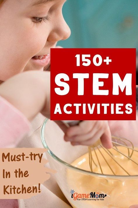 Turn kitchen into STEM laboratory at home! Easy summer and winter STEM (science technology math engineering) activities for kids to learn everything in STEM discipline, with easy to find materials and amazing effects. Must-try easy fun with kids in the kitchen. Kitchen Stem Activities, Edible Stem Activities Elementary, Engineering For Elementary Students, Kids Engineering Projects, Stem Engineering Challenges, Engineering Challenges For Kids, Science Technology Engineering Math, Middle School Science Experiments, Steam Learning