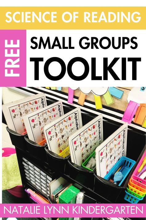 Learn how to organize your small group guided reading table, teacher supplies, and student supplies to set your students up for success this school year. As you plan your Science of Reading small groups, it’s important to think about how to organize and set up your teacher table, and your student supplies. Learn what supplies your students need for small groups, how to set up your small group table, and grab my free science of reading small group toolkit here. Small Reading Groups First Grade, Small Group Instruction Kindergarten, How To Organize Small Group Materials, Small Group Rotation Schedule, Small Group Bins, Ela Small Groups 1st Grade, Reading Small Groups 2nd Grade, Small Group Organization 1st Grade, Kindergarten Teacher Organization