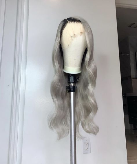 Brazilian Lace Front Wigs, Brazilian Hair Wigs, Lace Fronts, Grey Wig, Silver Grey Hair, Lace Frontal Wigs, Hair Closure, Wigs Human Hair, Body Wave Hair