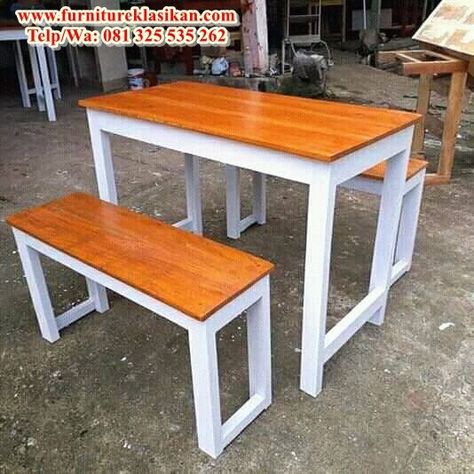 desain meja kafe terpopuler, referensi kursi kafe jati, model kursi meja kafe jati, aneka meja kafe Open Order, Furniture Items, Rustic Dining, Handmade Furniture, Rustic Dining Table, Desk Furniture, Table Desk, Garden Projects, Home Decoration