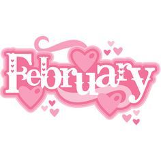 Silhouette Design Store: february My Birthday Month, Scrapbook Elements, Scrapbook Titles, Leap Year, Calendar Ideas, 3d Paper Crafts, Cute Clipart, Months Of The Year, Clip Arts