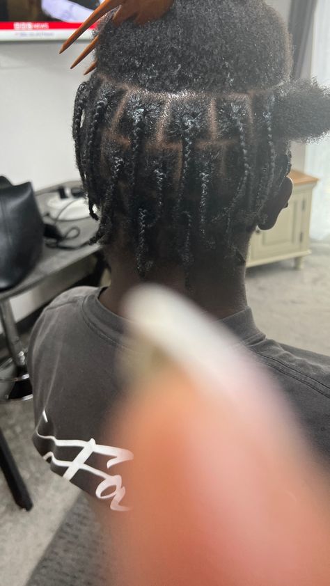 single plaits, box braids, 4c hair, 4c braids, 4c single plaits, protective styles for men Box Braids 4c Hair, Single Plaits Braids Black Men, Singles Box Braids Men, Single Braids Men, Braids 4c Hair, 4c Braids, Plaits Box Braids, Single Plaits, Box Braids Men