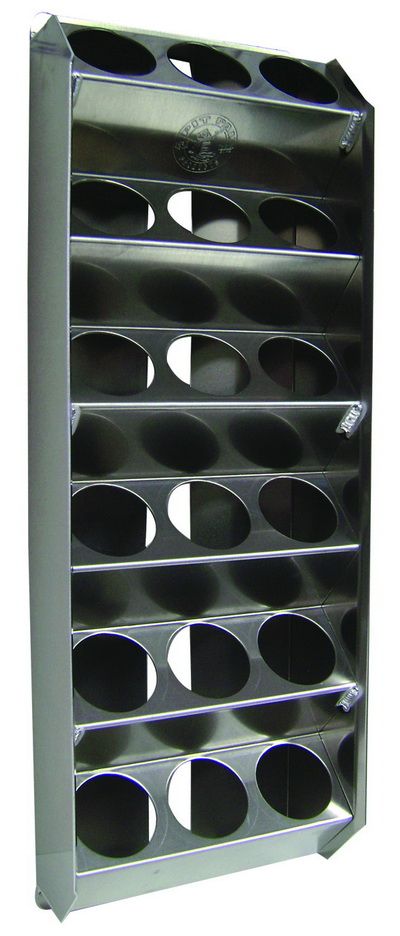 Aerosol Can Rack | Pit Pal Introduces 18- and 24-Can Vertical Storage Racks | Drag ... Garage Layout, Tools Garage Organization, Garage Organization Shelves, Can Rack, Shelves Garage, Diy Garage Organization, Organization Shelves, Garage Organization Tips, Storage Shed Organization