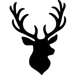 Hirsch Silhouette, Dot Painting Tools, Felt Animal Patterns, Clip Art Free, Reindeer Head, Head Silhouette, Deer Silhouette, Free Silhouette, Stag Head