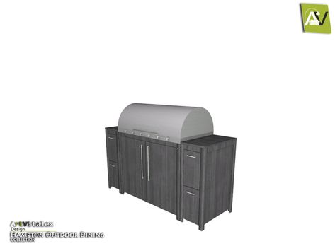 Sims 4 Grills, Sims 4 Bbq Cc, Sims 4 Grill Cc, Sims 4 Cc Pizza Oven, Grill Cc Sims 4, Sims 4 Bbq Grill Cc, The Sims Resource Sims 4 Furniture Kitchen, Bbq Stand, Outside Grill