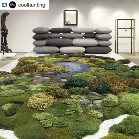 Yes, that's a rug you're looking at! Moss Carpet Bedroom, Moss Rug Aesthetic, Moss Yarn Rug, Aesthetic Carpet Bedroom, Mossy Carpet, Carpets Aesthetic, Diy Moss Rug, Aesthetic Carpets, Cool Carpets