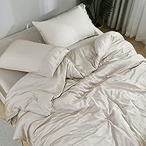 DOZ by SIJO 100% Organic Bamboo Sheet Set, Buttery Soft, Cooling for Hot Sleepers, Silky Breathable, Oeko-TEX, High GSM, 16" Deep Pockets - 3pc - 2 Pillowcases 1 Fitted Sheet (Fog, King) Cooling Sheets, Affordable Bedding, Bamboo Sheets, Bedding Brands, Cotton Sheet Sets, Cotton Sheets, Quality Bedding, Bed Duvet Covers, Flat Sheets