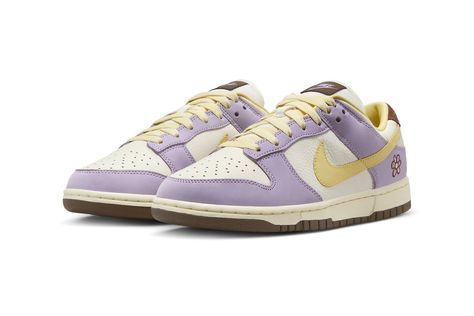 Official Look Nike Dunk Low Premium "Lilac Bloom" | Hypebeast Lilac Dunks, Bernard Arnault, Look Nike, Dunk Low Nike, Entertainment Design, Kid Cudi, Nike Sb Dunks Low, Young Thug, Black Ops