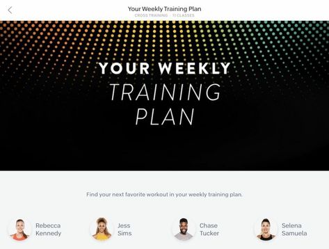 Peloton launches "Your Weekly Training Plan" - a new cross-training program curated by Rebecca Kennedy - Peloton Buddy Weekly Fitness Plan, Peloton Workout Plan, Strength Workout Plan, Peloton Workout, Beginner Workout Schedule, Running Workout Plan, Strength Training Plan, Weight Training Plan, Strength Training Guide