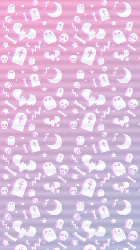 Pastel Goth Pattern, Pastel Goth Aesthetic Wallpaper, Pastel Goth Wallpaper, Pastel Goth Background, Super Wallpaper, Goth Things, Pastel Goth Art, Halloween Wallpaper Backgrounds, Writing Paper Printable Stationery