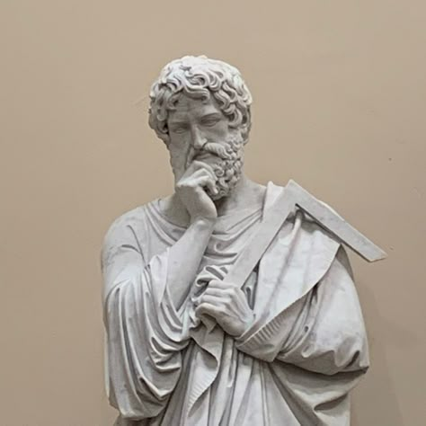 #statue #greekstyle #plato (?) Thinking Statue Aesthetic, Plato Picture, Plato Sculpture, Philosophy Statue, Plato Statue, Thinking Statue, Greek Mythology Statue, Greek Philosophy, Collage Pieces