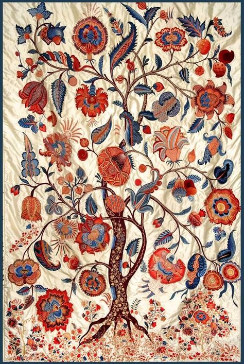 Art Interiors, Motif Art Deco, Tree Of Life Art, Indian Patterns, Tableau Art, Antique Fabrics, The Tree Of Life, Antique Textiles, Professional Design