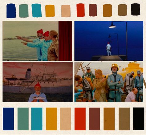 The Life Aquatic Color Palette, The Life Aquatic Aesthetic, Life Aquatic Color Palette, Darjeeling Limited Color Palette, The Life Aquatic With Steve Zissou Aesthetic, Life Aquatic Aesthetic, The Life Aquatic With Steve Zissou, Primary Colour Palette, Logo Pottery