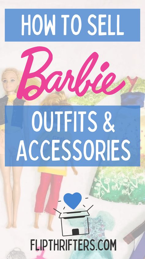 How to Make Money Selling Barbie Outfits & Accessories The Success Club, Outfits And Accessories, Barbie Outfits, Holiday Barbie, Barbie Life, Barbie Accessories, Consignment Shops, Find People, Clothing Tags