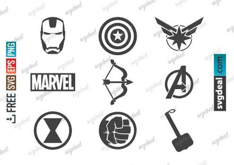 √ 10 Marvel SVG Files For Your Crafting Project - Free SVG Files Free Marvel Svg, Superhero Svg Files Free, Superhero Svg Free, Marvel Svg Files Free, Marvel Svg Free, Free Disney Svg Files, Marvel Svg, Superhero Symbols, Superhero Svg