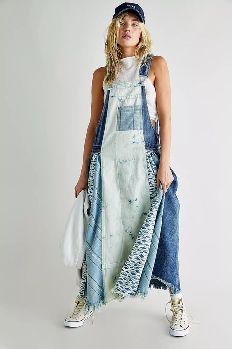 Jean Refashion, Reconstructed Clothing, Ropa Upcycling, Denim Refashion, Boho Denim, Denim Ideas, Upcycle Jeans, Denim Crafts, Free Dresses