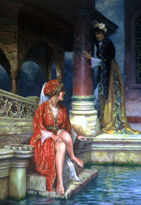 ✿ Kamil ASLANGER ~ The Ottoman Empire part.2 | Catherine La Rose ~ The Poet of Painting Ottoman Harem, Orientalist Art, Orientalist Paintings, Arabian Art, Turkish Art, Eastern Art, Arabic Art, Arabian Nights, Literature Art