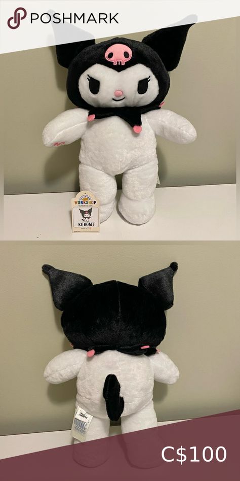 Kuromi Build-A-Bear w/ Strawberry Scented Disc Free Cats, Free Cat, Cat Friendly Home, Build A Bear, Cat Friendly, Building, Jewelry Watches, Plus Fashion, I Love