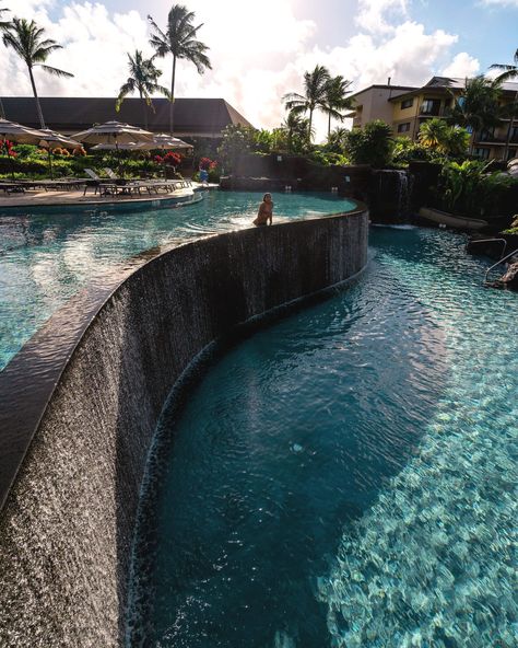 Pool Lagoon, Jacuzzi Hotel, Hillside Pool, Kauai Resorts, Ontario Place, Poolside Cabana, Garden Island, Sun Deck, Water Playground