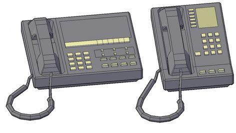 Telephone and fax machine 3d block drawing details dwg file - Cadbull Block Drawing, Drawing Details, Machine 3d, Fax Machine, Drawing Block, 3d Light, Disco Lights, Autocad Drawing, Cad Drawing