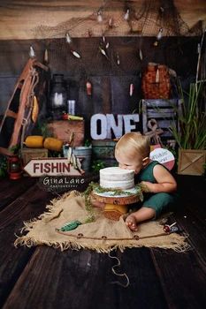 Katebackdrop ~ Products ~ Kate Children 1st Birthday Go Fishing Backdrop for Photography Designed By Arica Kirby ~ Shopify Plus Fishing Backdrop, Fishing Theme Birthday, Fishing Themed Birthday Party, Fishing Birthday Party, Boys First Birthday Party Ideas, 1st Birthday Pictures, Baby Birthday Themes, First Birthday Pictures, 1st Birthday Party Themes