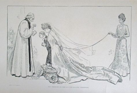 Marriage Drawing, Marriage Art, Charles Dana Gibson, Forced Marriage, Dana Gibson, Gibson Girl, Arranged Marriage, Cultural Identity, Woman Illustration