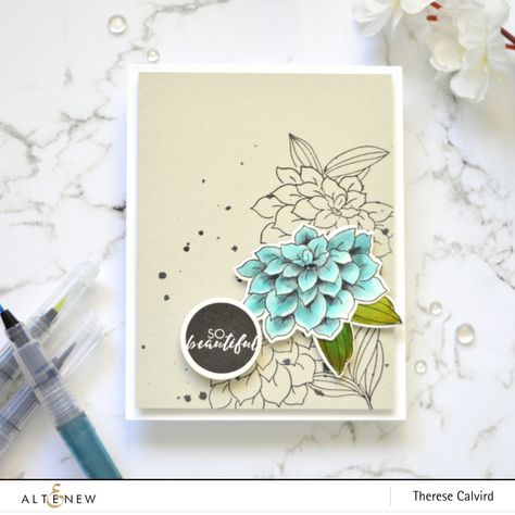 Video : Build-A-Flower: Dahlia Blog Hop & Giveaway! | Build A Flower, Flower Dahlia, Live Life In Full Bloom, Simple Cards Handmade, 1 March, Altenew Cards, Intro Video, Cardmaking Ideas, Video Download