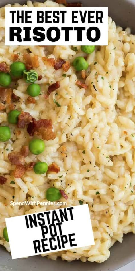 Instant Pot Risotto, Risotto Recipes Chicken, Pressure Cooker Recipes Chicken, Risotto Recipes Easy, How To Make Risotto, Instant Pot Recipe, Risotto Recipes, Instant Recipes, Instant Pot Dinner Recipes