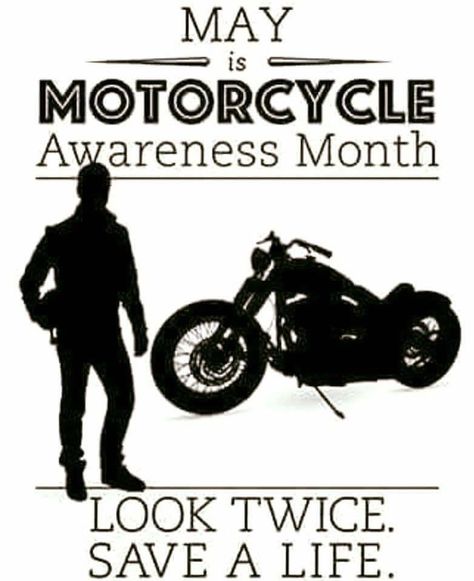 Street 500 Custom, Motorcycle Awareness, Bikers Quotes, Biker Dude, Motorcycle Memes, File Ideas, Harley Davidson Signs, Motorcycle Safety, Safety Awareness