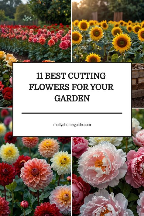 Discover how to create a stunning cut flower garden with these easy and practical dos and don'ts. Whether you're a beginner or experienced cut flower grower, learn about the best flowers for cutting and essential cutting garden perennials. Get inspired with our cut flower garden ideas and start your own vibrant oasis of fresh blooms today! Flowering Garden Ideas, Cut Flower Garden Landscape, Pictures Of Gardens, How To Create A Flower Garden, Wild Flower Garden Party, Wild Flower Garden Ideas Backyards, Spring Cut Flowers, Diy Cut Flower Garden, Best Flowers For A Cut Flower Garden