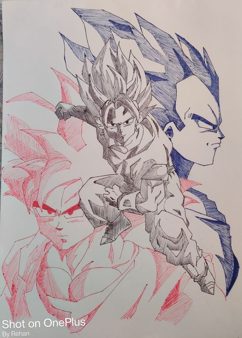 Its An Artwork Of Anime Show Dragon Ball Z Made With Usage Of Pen. Ball Pen Art, Pen Artwork, Anime Ideas, Anime Show, Pointed Pen, Pen Art, Anime Sketch, Anime Shows, Dragon Ball Z