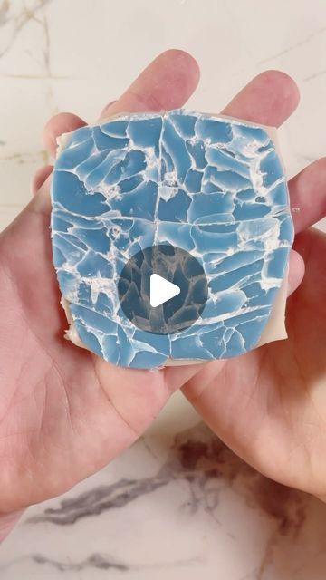 TM Creative Resin | Come create with me! on Instagram: "Mica powder marble slab 😍 what did I use? 👇🏻 1. Sculpey Premo Translucent Clay 2. Blue mica powder (see my Amazon store front) 3. White acrylic paint (see my Amazon store front) 4. Sculpey Liquid Translucent Clay That’s it! It’s so simple! . . . #smallbusiness #claylife #beadedearrings #clayjewelry #smallbusinesssaturday #pearlearrings #smallbusinessowner #earringslover #bracelet #claycharm #fimo #lovelandco #etsy #colorado #tmcreativeresin #handmade #handmadewithjoann #earrings #stainedglass" Mica Powder Crafts, Polymer Clay Slabs Ideas, Resin Marble Effect, Clear Clay, Marble Clay Earrings, Anne Wilson, Translucent Clay, Polymer Clay Painting, Marbled Clay