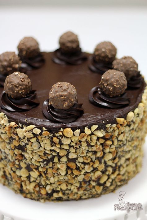 Ferrero Rocher Cake, Chocolate Drip Cake, Chocolate Lava Cake, Angel Cake, Chocolate Drip, Crazy Cakes, Lava Cakes, Ferrero Rocher, Drip Cakes