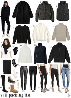 Vail Outfits Winter 2023, Yosemite Packing List Winter, Weekend Ski Trip Packing List, Obermeyer Ski Outfit, Packing List For Ski Trip, One Week Ski Trip Packing List, Ski Outfits For Women 2023, Packing For Ski Trip, Ski Packing List Woman