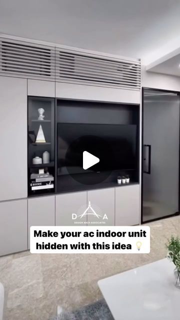 Hidden Ac Unit, Hidden Ac, Hide Ac Units, Home Elevation, Art Interiors, Architecture Home, Tv Unit Design, Ac Units, House Elevation