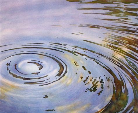 Finding Heaven ...-... Rebecca-Rivers Rivers Edge, Reflection Painting, Underwater Painting, Maine Art, River Painting, Watercolor Water, Moments In Time, Water Patterns, Water Ripples