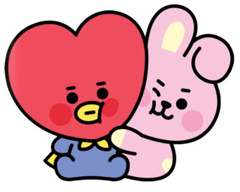 #taekook #vkook #cute #tata #kooky #love #bt21 #baby Cooky Bt21, Images Kawaii, Fanart Bts, Baby Stickers, K Wallpaper, Wallpaper Bts, Classroom Theme, Bts Drawings, Line Friends