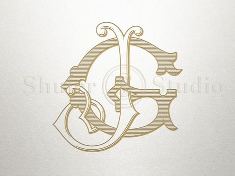 Monogram Logo Letters, Birthday Wishes Flowers, Wedding Logo Design, Embroidery Monogram, J G, Vintage Monogram, Wedding Logos, Letter J, Tattoo Lettering