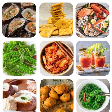 Oyster Roast Party Menu Appetizers, Oyster Meal Ideas, Raw Oysters Toppings, Side Dishes For Oysters, Sides For Oyster Roast, Oyster Side Dishes, Side Dishes For Oyster Roast, Oyster Roast Side Dishes, Oyster Dinner Party