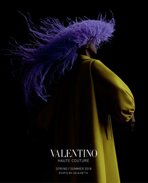 Julia Hetta, Valentino Haute Couture, Vogue Archive, Feather Hat, Fashion Photography Inspiration, Fashion Photography Editorial, Vogue Italia, Runway Models, Photography Inspo