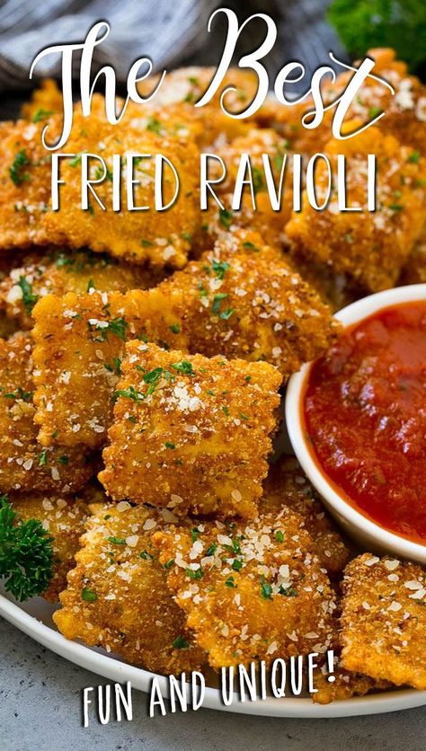 Fall Dinner Recipes Healthy, Fried Ravioli, White Grape Juice, Chicken Recipes Dinner, Easy Dinner Recipes For Family, Toasted Ravioli, Delicious Smoothie Recipes, Ravioli Recipe, Cheese Ravioli