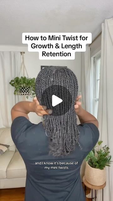 Natural Hair Inspo & Tutorials | EN/FR on Instagram: "Tutorial | Mini Twist 🔥👏🏾 What do y’all think Sistas, would you rock this? 😍✨Follow @nappyfrancophones for more inspo ✨ Qu’en pensez-vous les filles, feriez-vous cette coiffure? 👇🏾 . . DM for Promos/Ads 💌⁣⁣ . . . 🎥: Credit: @bashabroad 💕 . . . . . #nappyfrancophones  #naturalhairstyles #naturalhairdaily #naturalhairjourney #naturalhairdoescare #naturalhairstylist  #braidsbraidsbraids #tresses #cheveuxnaturels #naturalhairblogger #nat Natural Twist 4c Hair, Short 2 Strand Twist Styles Natural, 2 Strand Twist Styles Natural Long Hair, Mini Twists Natural Hair Tutorials, How To Do Mini Twists Natural Hair, Natural Mini Twists, Mini Twist Natural Hair, Mini Twists Styles, Natural Hair Mini Twists