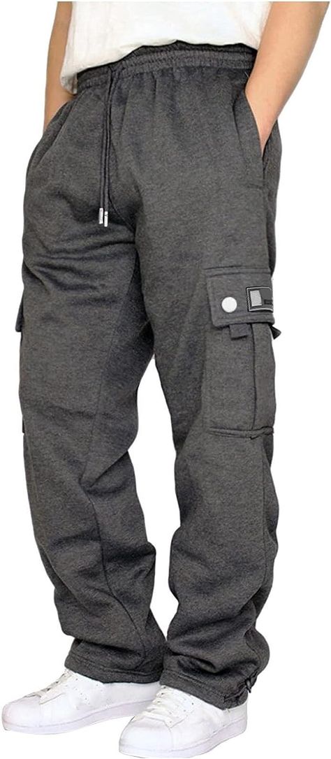 Stacked Sweatpants Men, Grey Sweatpants Men, Mens Plaid Dress Pants, Mens Elastic Waist Pants, Mens Grey Sweatpants, Elastic Waist Trousers, Mens Joggers Sweatpants, Harem Pants Men, Corduroy Pants Men