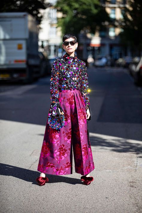 Maximalist Fashion, Boho Street Style, London Fashion Week Street Style, Sewing Clothing, Fantasy Wardrobe, The Best Street Style, Amazing Ideas, Style Looks, Eclectic Fashion