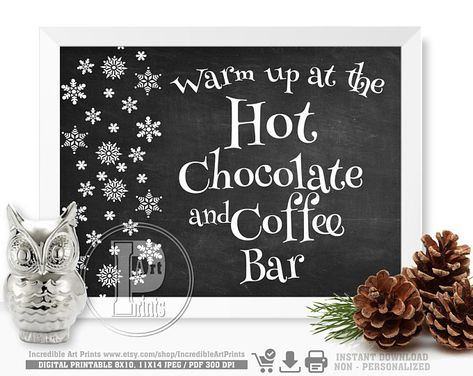 Paris Retro Stone Coffee cafe Store Eiffel Tower baby shower | Etsy Bar Sign Chalkboard, Hot Chocolate Bar Sign, Winter Hot Chocolate, Hot Cocoa Bar Sign, Hot Chocolate Party, Table Labels, Soda Bar, Hot Chocolate Bar, Chocolate Party