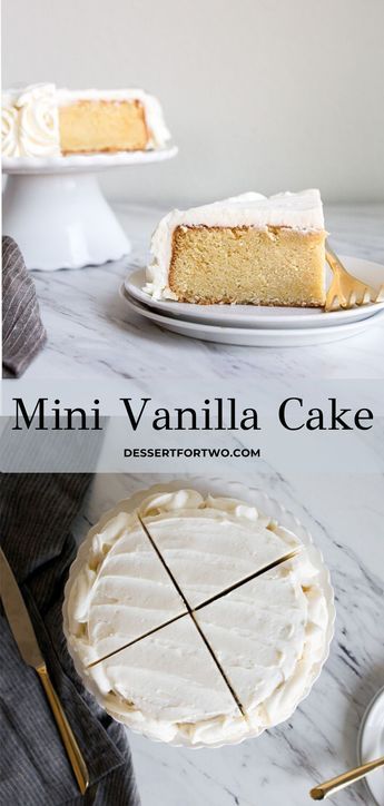 Single Vanilla Cake Recipe, Small Serving Cake Recipe, 6 In Birthday Cake, Mini Cake Recipe Vanilla, 6 Inch Cakes Recipes, Vanilla Cake Recipe Small Batch, One Serving Cake, Vanilla Cake For Two, Single Cake Recipe