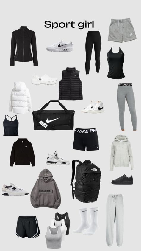 #athletic #sport #sporty #sports #girl#women #fashion Sporty Clothes Aesthetic, Sporty Girl Outfits For School, Track Meet Outfit, College Athlete Outfits, Cute Track Outfits, Sportif Outfit, Sporty Outfits For School, Track And Field Outfits, Athletic School Outfits